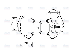 AVA Oil Cooler PE3396