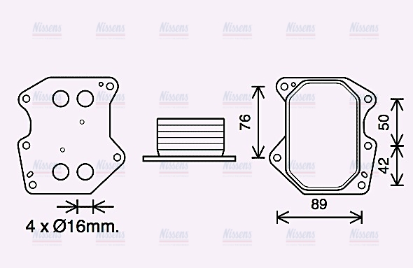 AVA Oil Cooler PE3400