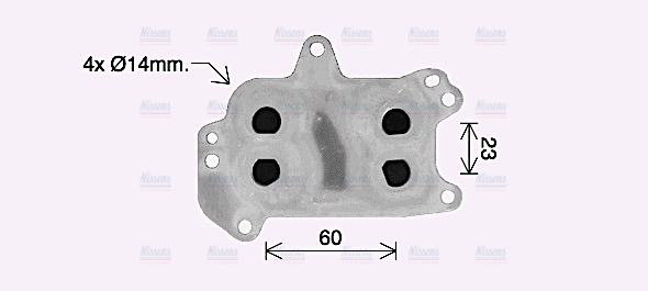 AVA Oil Cooler PE3424