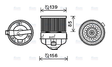 AVA Cabin Fan Blower Motor PE8370