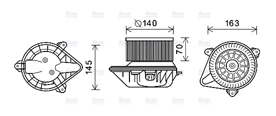 AVA Blower Fan PE8375