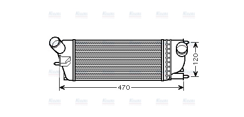 AVA Charge Air Intercooler PEA4336