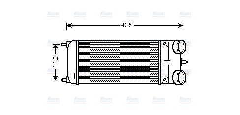 AVA Charge Air Intercooler PEA4353