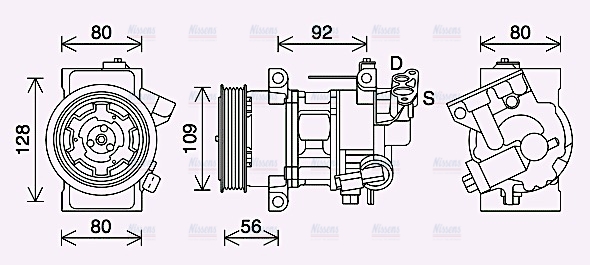AVA Aircon Compressor PEAK418