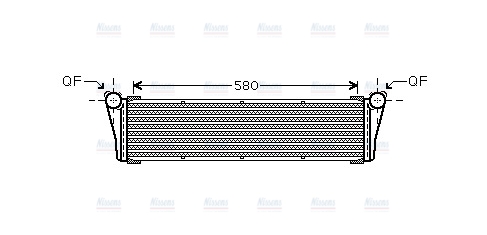 AVA Coolant Radiator PR2053