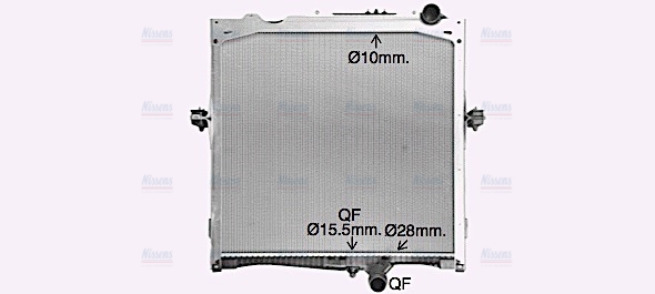 AVA Coolant Radiator RE2132