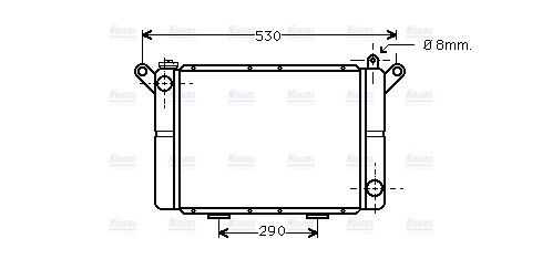 AVA Coolant Radiator RT2018