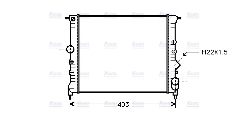 AVA Coolant Radiator RT2119