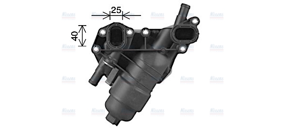AVA Oil Cooler & Filter Housing RT3638H