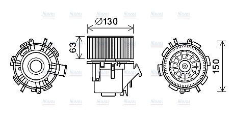 AVA Cabin Fan Blower Motor RT8599