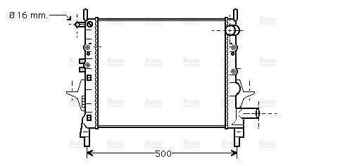 AVA Coolant Radiator RTA2217