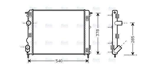 AVA Coolant Radiator RTA2270