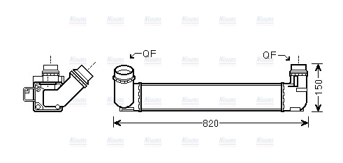 AVA Charge Air Intercooler RTA4412