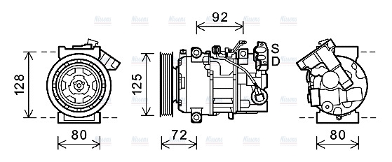 AVA Aircon Compressor RTAK489