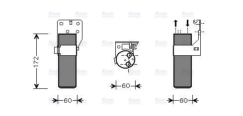 AVA Aircon Receiver Dryer Filter RTD355
