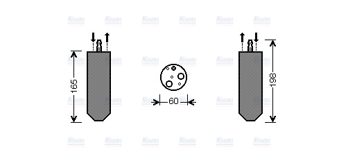 AVA Aircon Receiver Dryer Filter RTD364