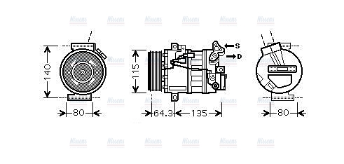 AVA Aircon Compressor RTK394