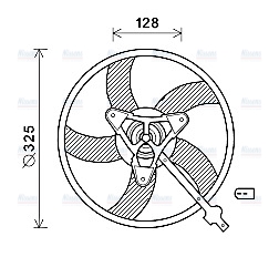 AVA Radiator Cooling Fan SA7024