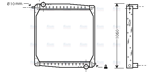 AVA Coolant Radiator SC2010