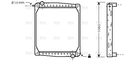 AVA Coolant Radiator SC2012