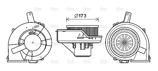 AVA Cabin Fan Blower Motor ST8046