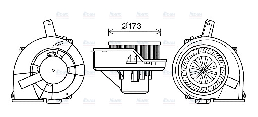 AVA Cabin Fan Blower Motor ST8047