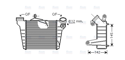 AVA Charge Air Intercooler STA4036