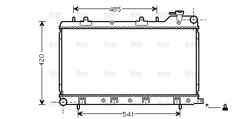 AVA Coolant Radiator SU2045