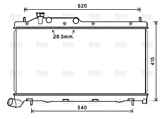 AVA Coolant Radiator SU2105