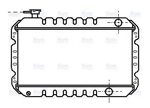 AVA Coolant Radiator SZ2008