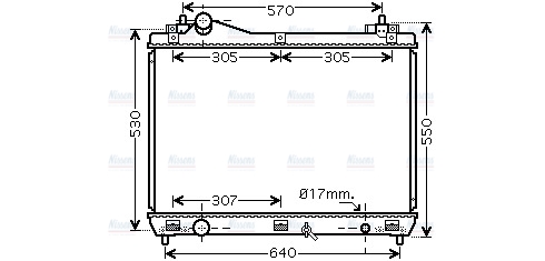 AVA Coolant Radiator SZ2100