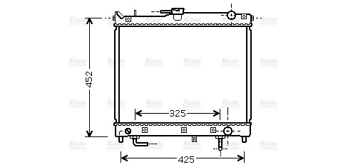 AVA Coolant Radiator SZ2109