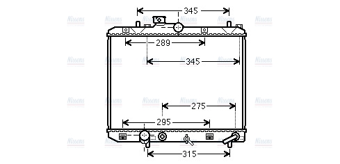 AVA Coolant Radiator SZ2112