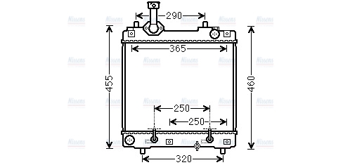 AVA Coolant Radiator SZ2114