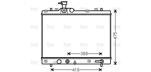 AVA Coolant Radiator SZ2138