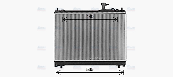 AVA Coolant Radiator SZ2161