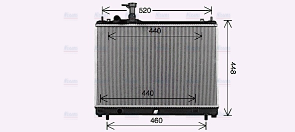 AVA Coolant Radiator SZ2161