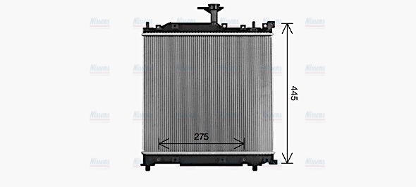 AVA Coolant Radiator SZ2162