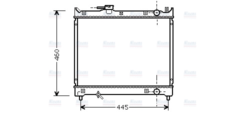 AVA Coolant Radiator SZA2015