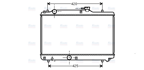 AVA Coolant Radiator SZA2035