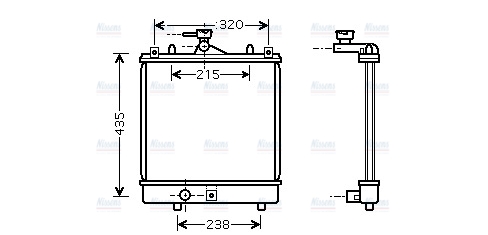 AVA Coolant Radiator SZA2061