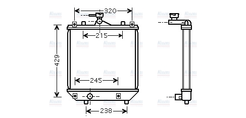 AVA Coolant Radiator SZA2064