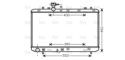 AVA Coolant Radiator SZA2084
