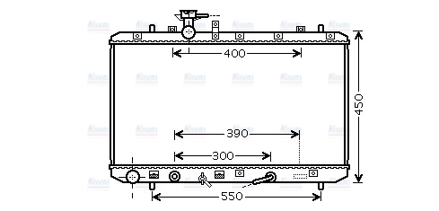 AVA Coolant Radiator SZA2085