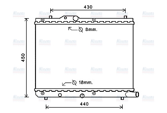 AVA Coolant Radiator SZA2122