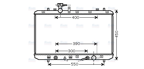 AVA Coolant Radiator SZA2128