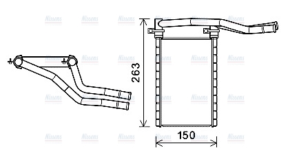 AVA Cabin Heater Core SZA6146