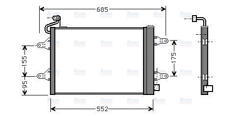 AVA Aircon Condenser SAA5007D