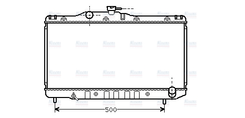 AVA Coolant Radiator TO2099