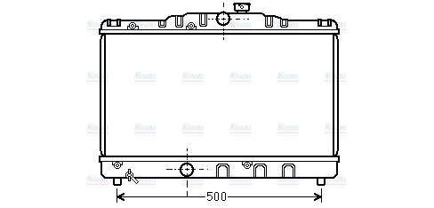 AVA Coolant Radiator TO2115